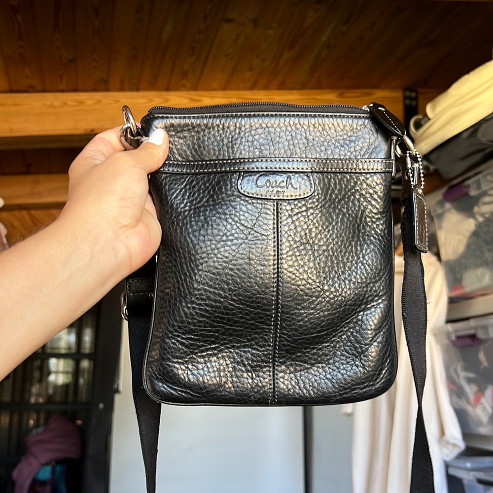 Coach Pebbled Leather Crossbody Bag